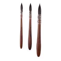 Squirrel French Style Pointed Acrylic Drawing Art Set Miniature  Hair Artist Painting Brushes Sets